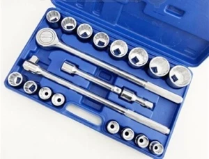 Juego de enchufes de accionamiento Toolzone 3/4" 21 piezas métricas 19 - 50 mm - Imagen 1 de 3