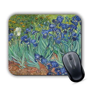Irises Vincent Van Gogh hochwertig bedruckt weiche MAUSMATTE Pad klassische Kunst Geschenk - Bild 1 von 3
