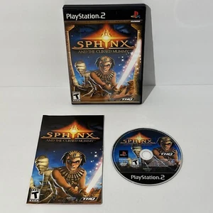 Sphinx and the Cursed Mummy PS2 PlayStation 2 komplett & getestet schwarzes Etikett - Bild 1 von 7