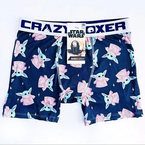 Disney Star Wars Boxer Briefs Baby Yoda Grogu The Mandalorian Mens Size Medium - Picture 1 of 6