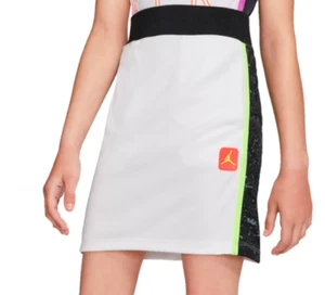 Air Jordan Skirt Youth Girls School of Flight White Color Block Small to Large - Picture 1 of 5