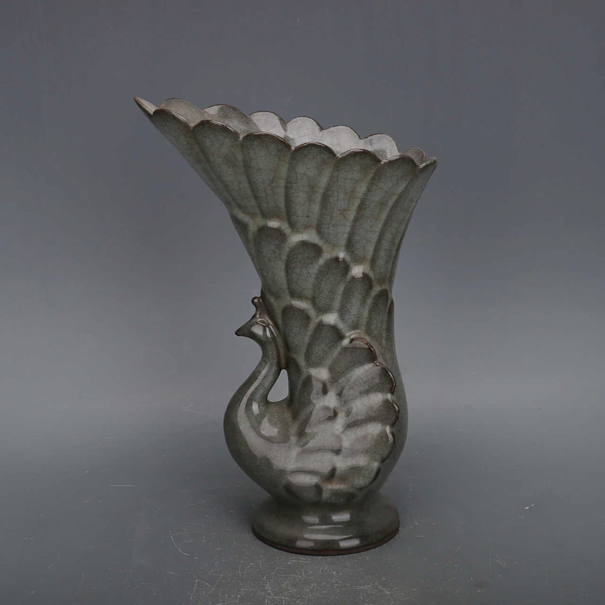 孔雀花瓶中国古董花瓶| eBay