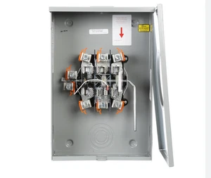 Siemens 200A 7 mordazas 3 fases sin anillo 1 pos palanca bypass medidor toma oh/ug - Imagen 1 de 1