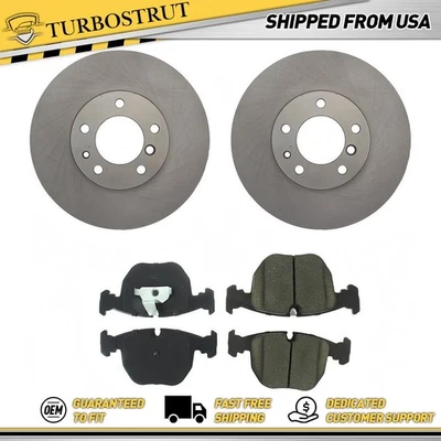 Front OE Brake Rotors Brake Pads Kit for 1995 BMW 740i 740iL 4.0L - Image 1 of 2