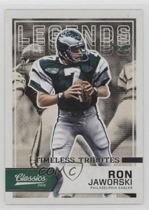 Panini Classics Legends Timeless Tributes 2016 plata/25 Ron Jaworski #133 - Imagen 1 de 3