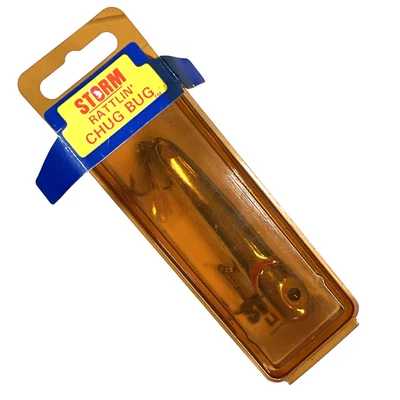 Pre-Rapala STORM Rattlin' Chug Bug Vintage Topwater Fishing Lure NOS open box - Image 1 of 4