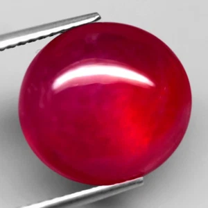 8,38 quilates Piedra preciosa natural rojo rubí cabujón antiguo grande Mozambique ¡brillante! - Imagen 1 de 7
