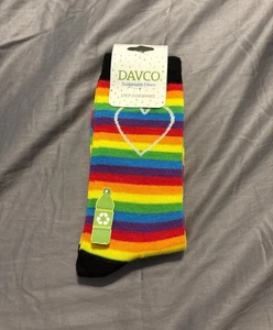 Neu mit Etikett Davco Damensocken substainable Fiber Regenbogen Herz 9-11 - Bild 1 von 2