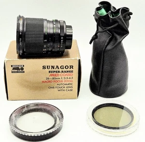 Sunagor 28-80mm Macro Focus Zoom Automatic Lens - OB4 - Picture 1 of 8