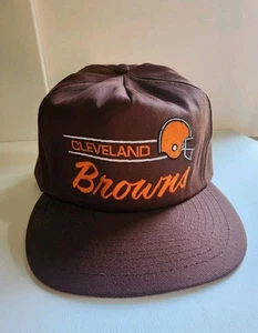 Vintage 90s NFL Cleveland Browns Football American Needle Snapback Hat Cap CLEAN - Picture 1 of 11