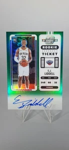2022-23 PANINI BASKETBALL CONTENDERS OPTIC E.J. LIDDELL RC AUTO GREEN # /75 SP - Picture 1 of 2