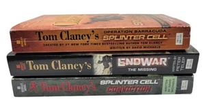Tom Clancy Mixed Series Paperback Books Splinter Cell & End War Lot Of 3 - Bild 1 von 4