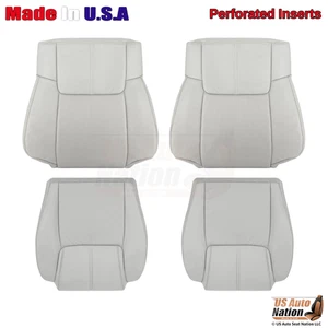 2006-2007 For Jeep Commander Limited Leatherette Front Covers Light Graystone - Picture 1 of 12