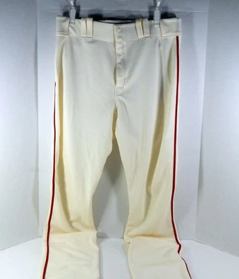 2022 St. Louis Cardinals Jordan Hicks #49 Game Used Cream Pants 39-41-32 DP74264 - Image 1 of 4