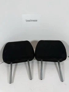 BLACK 2010-2013 MAZDA HEADREST REAR CLOTH SET ***LEFT AND RIGHT *** OEM - Picture 1 of 6