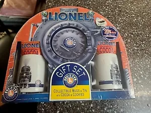 2005 Lionel Train Gift Set Collectible Mugs & Tin w/Cocoa & Cookies Sealed - Picture 1 of 4