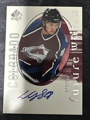 2005-06 SP Authentic Future Watch 149 Wojtek Wolski Colorado Avalanche - Image 1 of 3