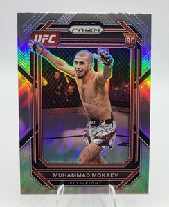 2023 Prizm UFC  Muhammad Mokaev Silver Prizm RC Rookie FLYWEIGHT 