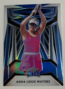 2023 Leaf Metal Anna Leigh Waters Pickleball Blue Prismatic 88/99 Card #MB-3