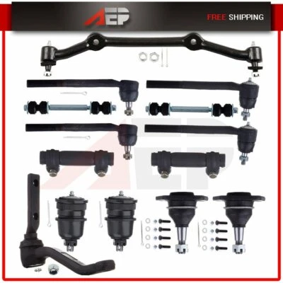Kit de suspensión delantera de 14 piezas brazo loca extremo varilla de amarre para GMC SONOMA 1996-2003 TRACCIÓN TRASERA Foto 1 de 4