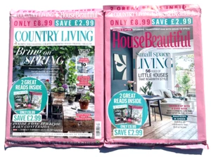 COUNTRY LIVING / HOUSE BEAUTIFUL TWO MAGAZINE PACK MAY 2025 ~ NEW ~ - Picture 1 of 1