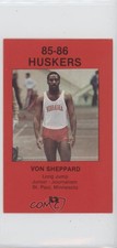 1985-86 Coca-Cola Nebraska Cornhuskers Police Von Sheppard #29