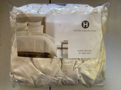 Hotel Collection Plume Queen Bedskirt, Ivory 👍 - Image 1 of 4