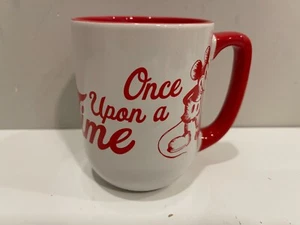 Disney Mickey Minnie Mouse Kaffeebecher Once Upon A Time rot/weiß Tasse Retro - Bild 1 von 6