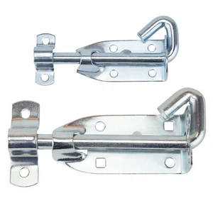 JAK 4" & 6" Pad Lock Bolt HEAVY DUTY Steel Garden Gate Shed Door Slide Latch - Picture 1 of 6