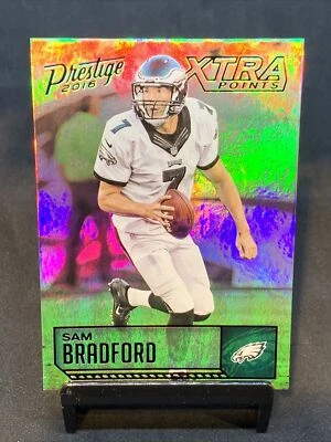 SAM BRADFORD SSP PARALLEL #7/10 (JERSEY #) 2016 PANINI PRESTIGE “XTRA POINTS” - Image 1 of 4