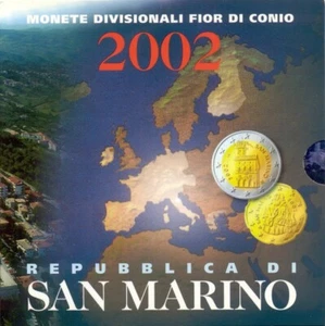 Euro Division Serie FDC - San Marino 2002 - Bild 1 von 2