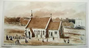 FIGURAS DE PAISAJES DE UN IMAGINARIO (¿PROPUESTO?) IGLESIA. ENG SCH C/COL 1849 - Imagen 1 de 1