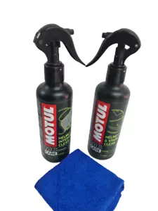 Motul Cleaning Care Pack Kit M1 & M2 Bike Motorcycle Crash Helmet Lid Visor - Picture 1 of 6