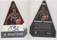 2011-12 Panini Preferred /25 Brandon Jennings #120 Auto