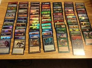 100 MTG MAGIC THE GATHERING FOIL CARDS LOT - Picture 1 of 2