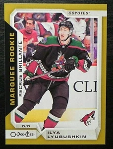 2018-19 18/19 O-Pee-Chee GOLD Marquee ROOKIE #615 Ilya Lyubushkin Coyotes - Picture 1 of 2