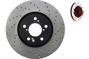 Front PAIR Stoptech Disc Brake Rotor for 2014-2020 Acura RLX (42467)