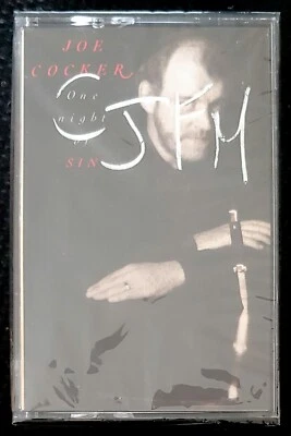 JOE COCKER – ONE NIGHT OF SIN CASSETTE  FACTORY SEALED - Image 1 of 2