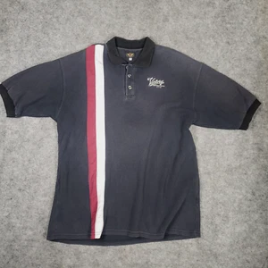 Victory Motorcycles Polaris Shirt Herren XLarge Streifen Polo Kurzarm Logo - Bild 1 von 8