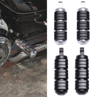 Pedales de reposapiés de carretera para motocicleta Harley Davidson Softail Sportster Foto 1 de 4