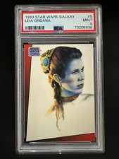 1993 Star Wars Galaxy #5 - Leia Organa - PSA 9