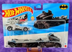 Hot Wheels Batmobile Hauler Super Rigs & Chrome 1989 Batmobile - Picture 1 of 2