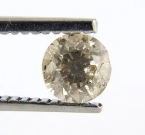 0.76Cts Salt n Pepper Solitaire Diamond 5.30-5.36 x 3.82 MM - Picture 1 of 8