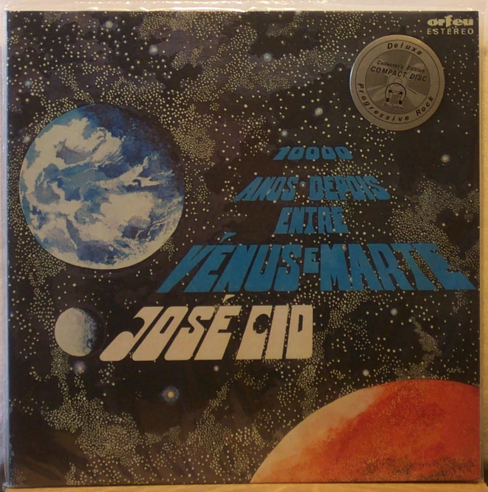 JOSE CID 10.000 Anos Depois Entre Venus e Marte CD Deluxe LP-Size Cover SEALED Foto 1 de 1