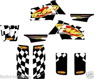 Yamaha Banshee FMF Graphics Kit Fenders Plastics Decals Stickers 350 ATV Black - Picture 1 of 4