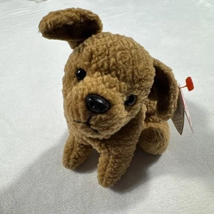 TY Beanie Baby TUFFY Plush Stuffed Animal Toy Retired Birthday 1996 - Picture 1 of 10