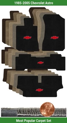 Juego de alfombrillas Ultimat personalizadas para Chevrolet Astro '85-05 con logotipo (4 piezas) #8CV Foto 1 de 4