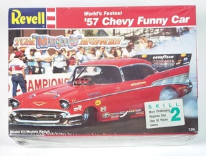 Kit Modelo 1/24 Revell 57 Chevy Funny Car Tom Mongoose McEwen 7172 Sellado 1989 - Imagen 1 de 8
