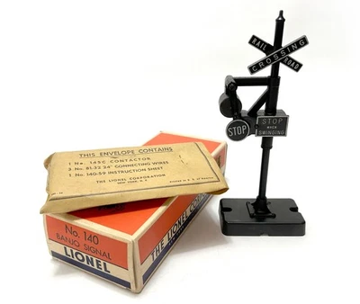 Postwar Lionel 140 Banjo Signal NOS C10 MINT BRICK BOX - Image 1 of 4