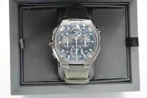Bulova Precisionist Chronograph Watch Mens 98B355 Leather Band Sapphire Crystal - Picture 1 of 22
